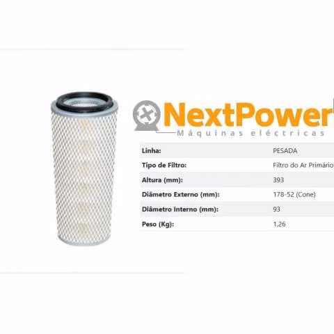 Filtro de aire para motor diesel Cummins K12900
