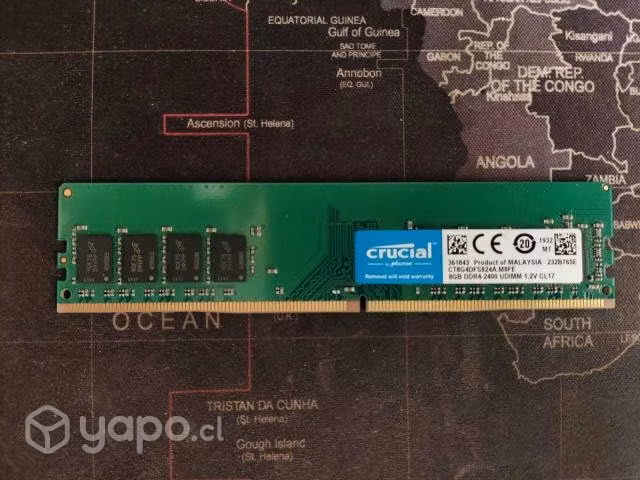Memoria ram 8 gm y 2400 mhz