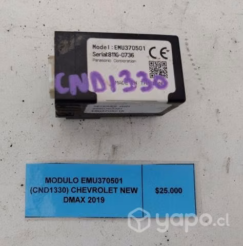 Modulo EMU370501 (CND1330) Chevrolet New Dmax 201
