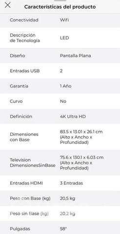 Smart tv Samsung 58 - Imagen 2