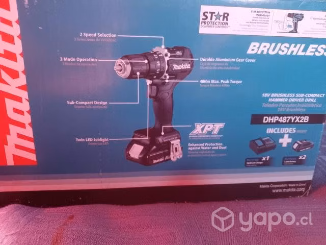 Taladro inalámbrico Makita 18v