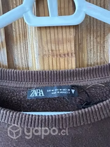 Polerón marrón Zara oversized - Imagen 2