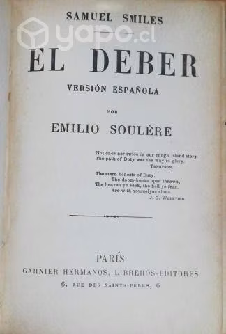 El Deber por Samuel Smiles