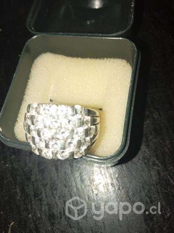 Anillo de plata con cristales 925 - Imagen 2