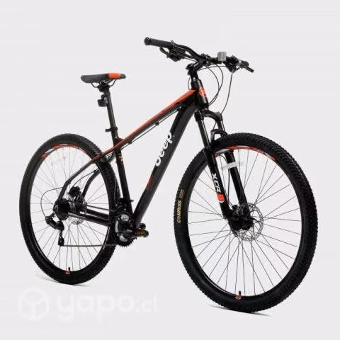 Bicicleta Mtb Jeep Lhotse 1 21v Aro 29 Negra/roja