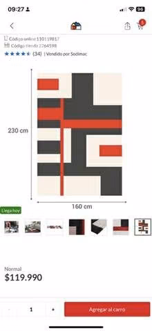 Alfombras nuevas selladas