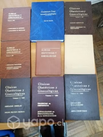 9 Libros Clínicas Obstétricas y Ginecológicas