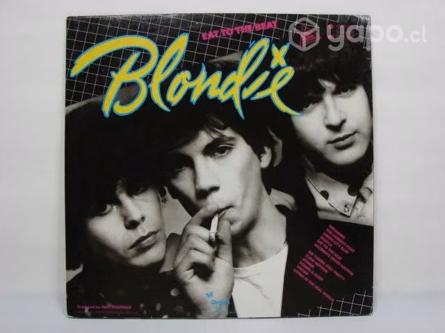 Vinilo Blondie Eat To The Beat + Sobre Original +