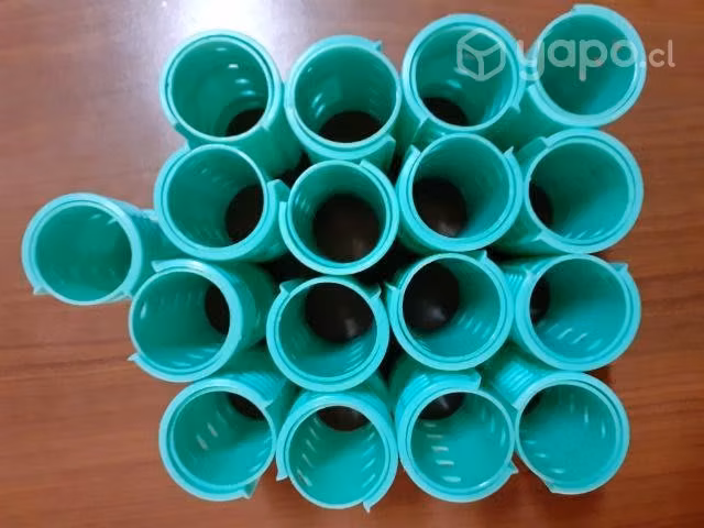 Rollos para el cabello 7cm (21 rosados +17 verdes) - Imagen 3