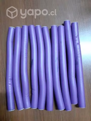 Rollos para el cabello 7cm (21 rosados +17 verdes) - Imagen 5