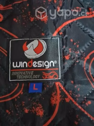 Chaqueta motociclista cuero talla L - Imagen 5
