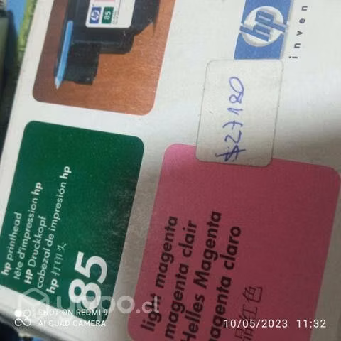 Cabezales HP 85 colores originales