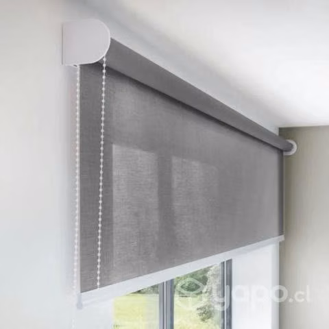 Cortina Roller Rustica Deluxe 80x160 CM Gris
