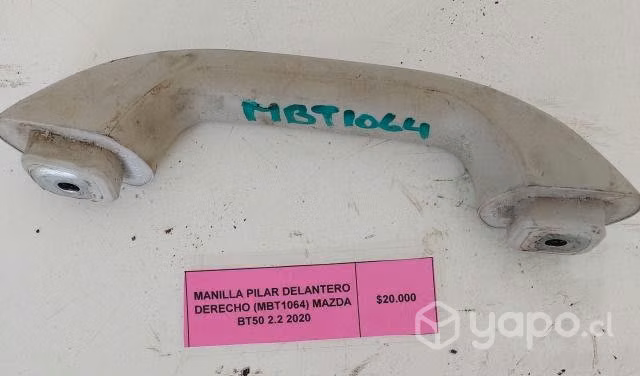 Manilla Pilar Del Der (MBT1064) Mazda BT50 2020