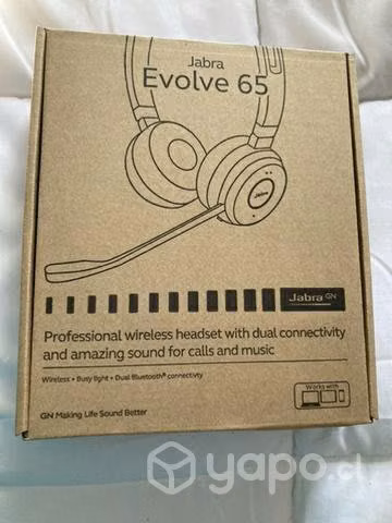 Audífonos Jabra evolve 65