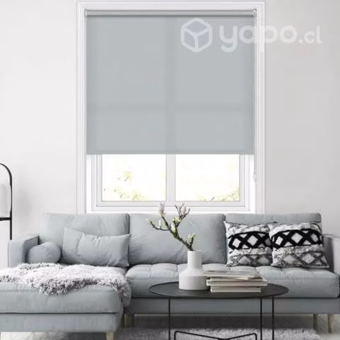 Cortina Roller Rustica Deluxe 80x160 CM Blanco - Imagen 3