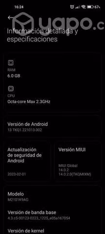 Xiaomi mi 11 lite 4G conversable