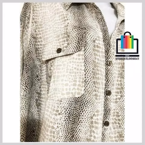 Blusa Studio Works Animal Print - Imagen 4