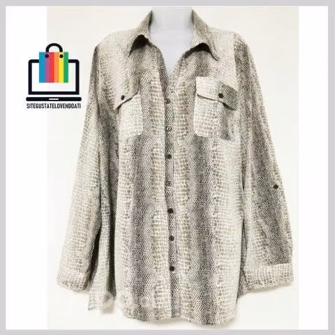 Blusa Studio Works Animal Print - Imagen 2