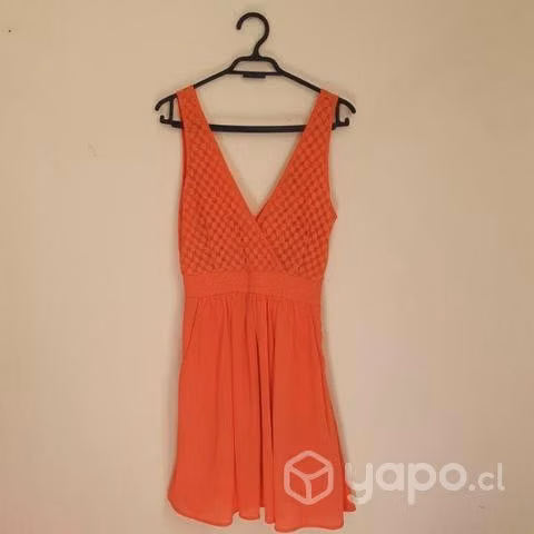 Vestido rosado talla S Nicopoly