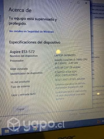 Notebook acer - Imagen 2