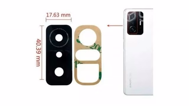 Vidrio Lente Camara Trasera Xiaomi Mi 11t / Pro +