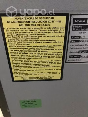 Horno maigas nuevo