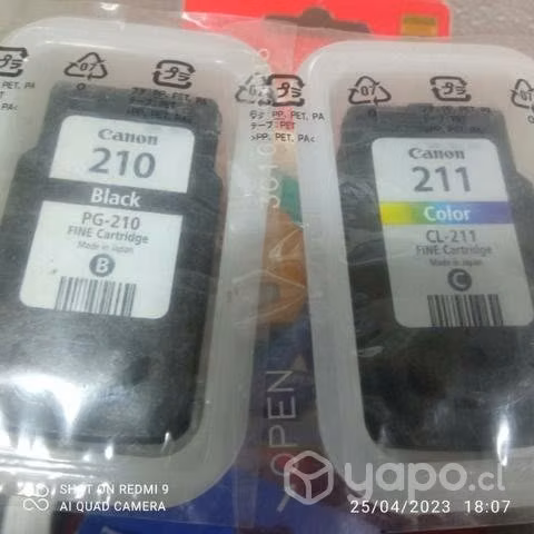 Packs de tintas Canon 20 y 211 originales