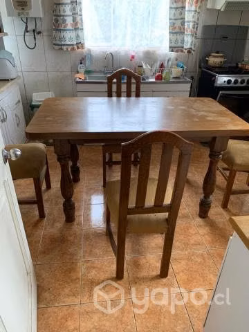 Mesa comedor con 5 sillas