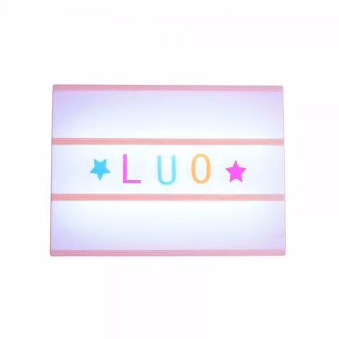 Pizarra caja de luz con letras emojil light box 28 - Imagen 2