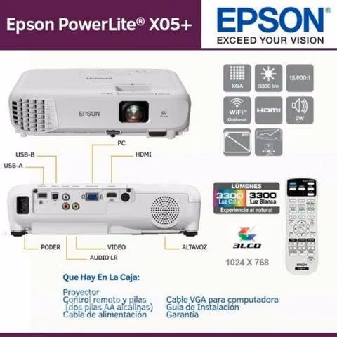 Data epson modelo x05+