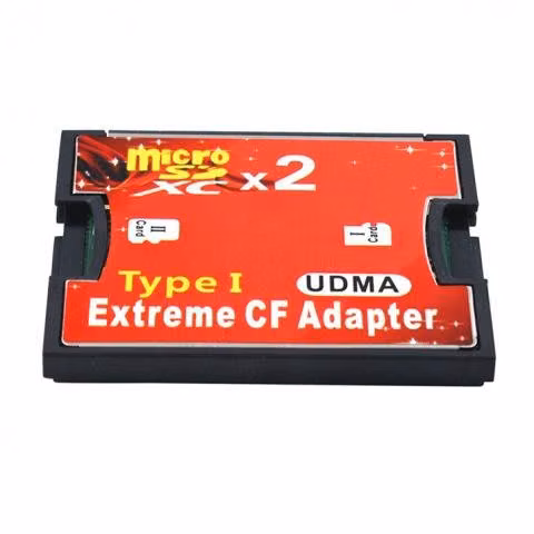 Lector Adaptador Doble Micro Sd Hc A Compact Flash - Imagen 3