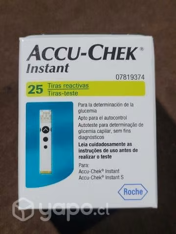 Tiras reactivas Accu-Chek Instant y Lancetas