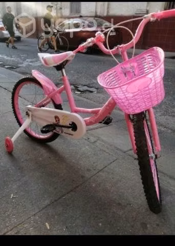 Bicicleta rosada