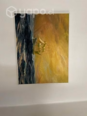 Marina austral en oleo 50x70