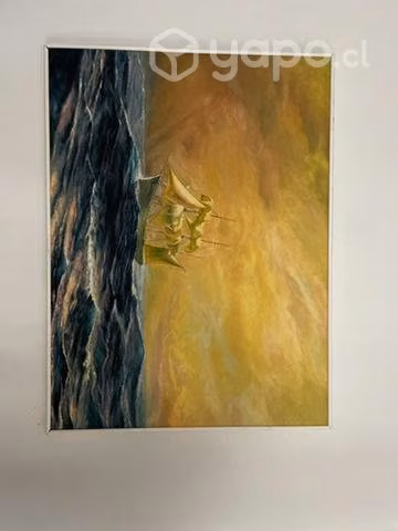 Marina austral en oleo 50x70