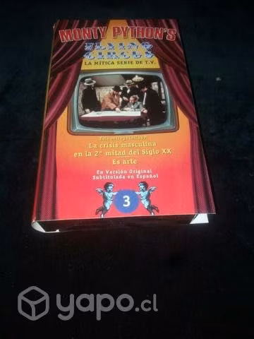 Película Monty Pyton's Set 3 vhs