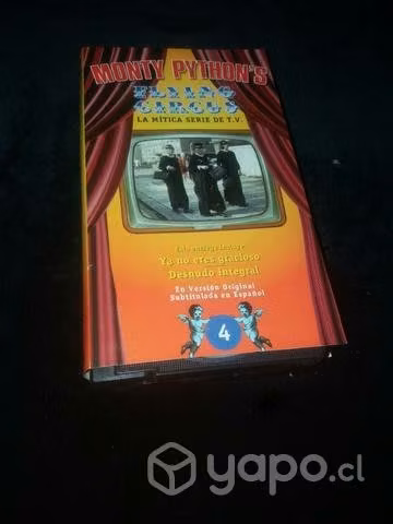 Película Monty Pyton's Set 3 vhs