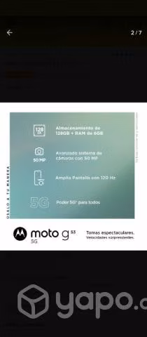 Celular Motorola G 53 Nuevo con 5G 128 GB