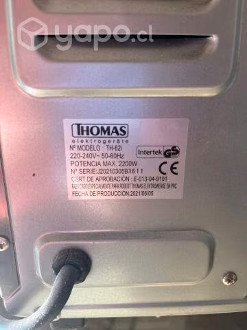 Horno Eléctrico 62 Litros TH-62i