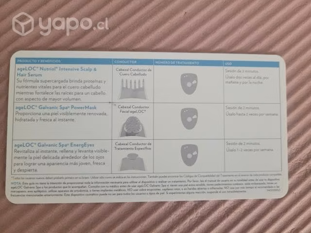Galvanic spa Nu Skin