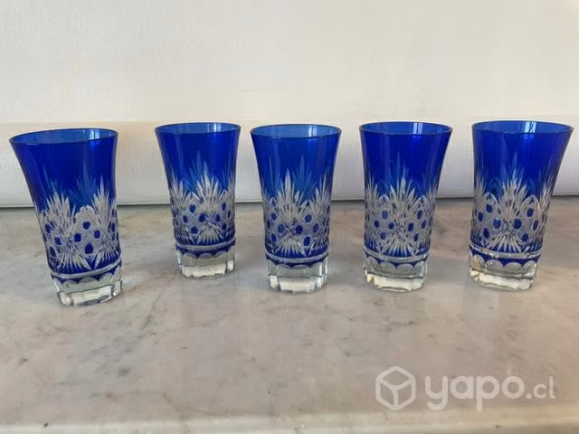 6 Vasos de cristal - Imagen 2