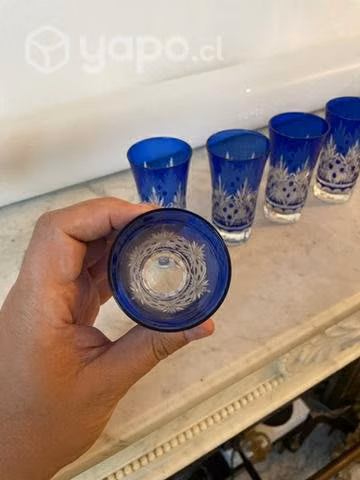 6 Vasos de cristal - Imagen 4