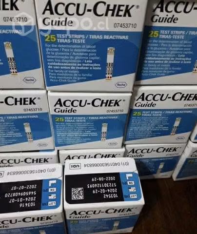 Cintas accu chek Glucometro diabetes