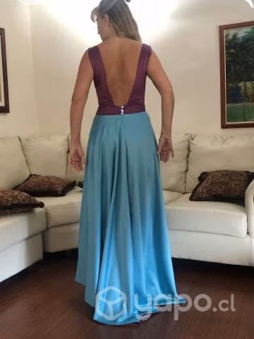Vestido madrina 1 uso, Talla 40 bicolor