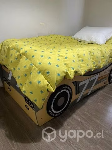 Cama nido niño 1 plaza . Modelo auto - Imagen 4