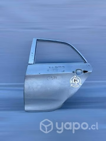 Puerta trasera Lh Kia Morning 2012 2017