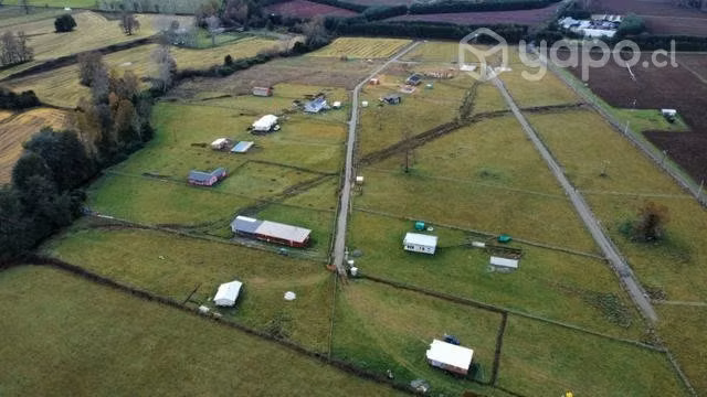 Parcela 5000 m2 con luz y agua en panguipulli