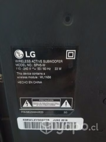 Soundbar lg