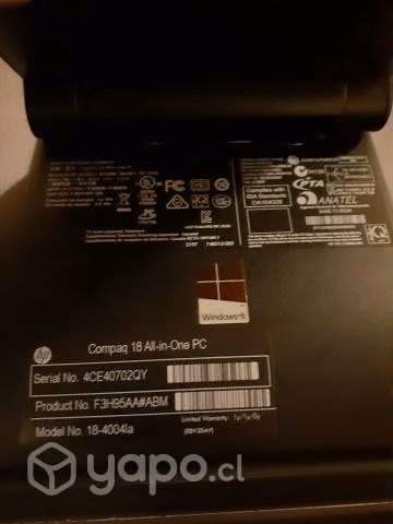 Compaq 18 all in one PC para DESARME - Imagen 2